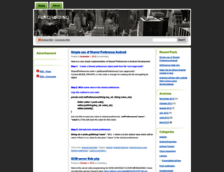 fundroiding.wordpress.com screenshot