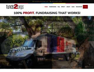 funds2orgs.com screenshot