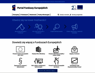funduszestrukturalne.gov.pl screenshot