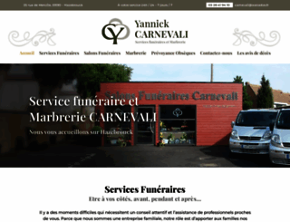 funeraire-carnevali.fr screenshot