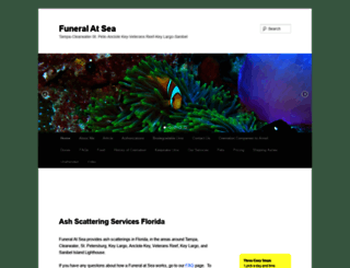 funeralatsea.com screenshot