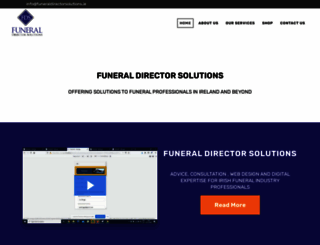 funeraldirectorsolutions.ie screenshot