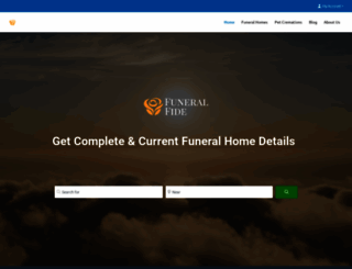 funeralfide.com screenshot