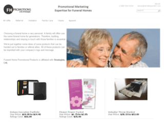 funeralhomepromotionalproducts.com screenshot