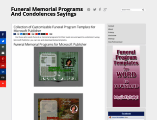 funeralprogramtemplates.blogspot.com screenshot
