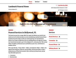 funeralserviceshollywood.com screenshot