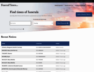 funeraltimes.com screenshot
