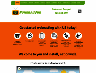 funeralvue.com screenshot