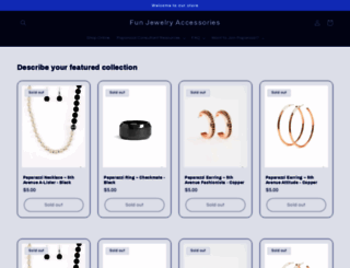 funjewelryaccessories.com screenshot