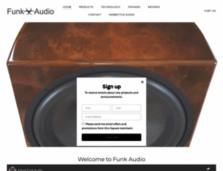 funkaudio.ca screenshot