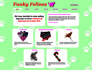 funky-felines.co.uk screenshot
