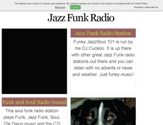 funky-jazz-soul-101-radio.co.uk screenshot