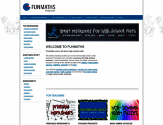 funmaths.com screenshot