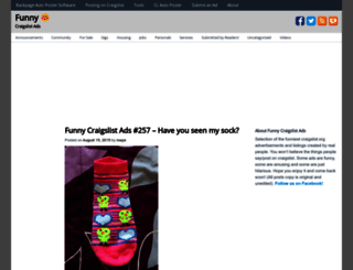 funnycraigslistads.com screenshot