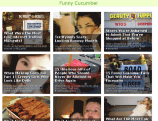 funnycucumber.com screenshot
