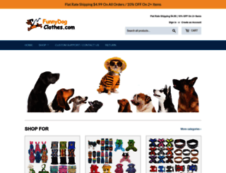 funnydogclothes.com screenshot