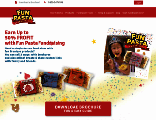 funpastafundraising.com screenshot