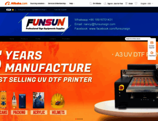 funsunprinter.en.alibaba.com screenshot