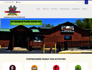 funtrackersfamilypark.com screenshot