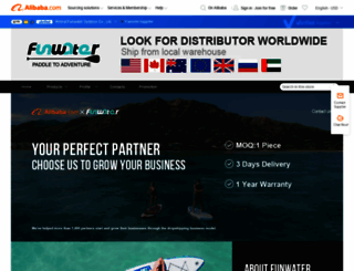 funwaterpaddleboard.en.alibaba.com screenshot