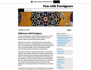 funwithforeigners.wordpress.com screenshot