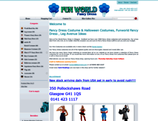 funworldfancydress.co.uk screenshot