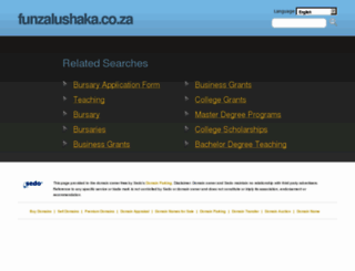 funzalushaka.co.za screenshot
