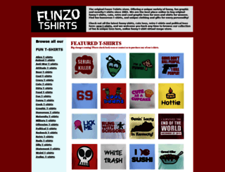 funzotshirts.com screenshot