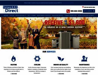 furnaceacdirect.com screenshot