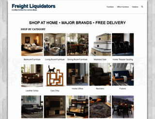 furniture.freightliquidators.com screenshot