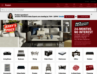 furniture.jeromes.com screenshot