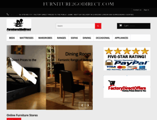 furniture2godirect.com screenshot