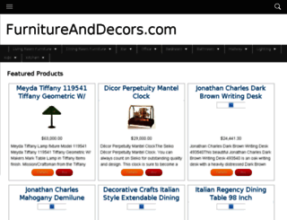 furnitureanddecors.com screenshot