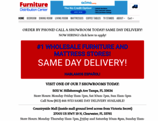 furnituredistributioncenter.com screenshot