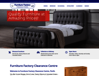 furniturefactoryclearancecentre.co.uk screenshot