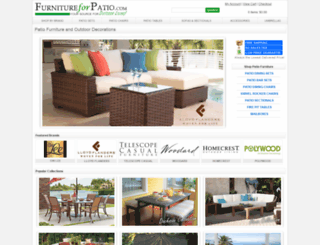 furnitureforpatio.com screenshot
