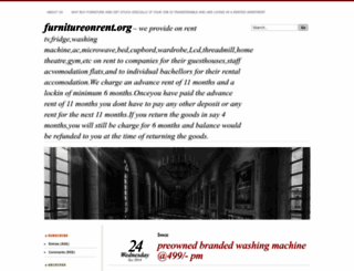 furnitureonrent.wordpress.com screenshot
