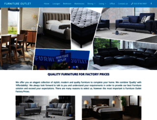 furnitureoutlet.net.au screenshot