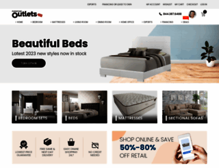 furnitureoutlets.com screenshot