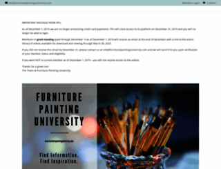 furniturepaintinguniversity.com screenshot