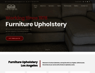 furnitureupholsterylosangeles.com screenshot