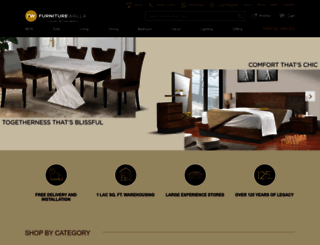furniturewalla.com screenshot