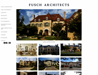fuscharchitects.com screenshot