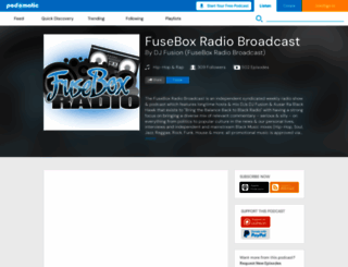 fuseboxradio.podomatic.com screenshot