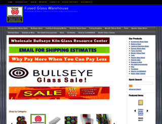 fusedglasswarehouse.com screenshot