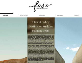 fuseweddingsandevents.com screenshot