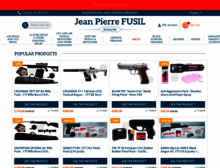 fusil-calais.com screenshot