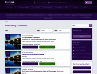 fusion-conferences.com screenshot