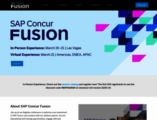fusion.concur.com screenshot
