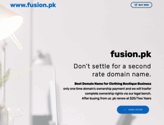 fusion.pk screenshot
